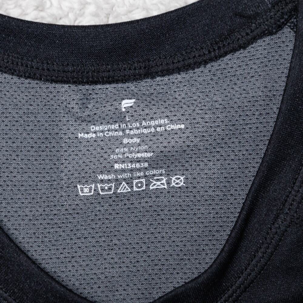 Fabletics Black Training Day Tee Short Sleeve Wor… - image 3